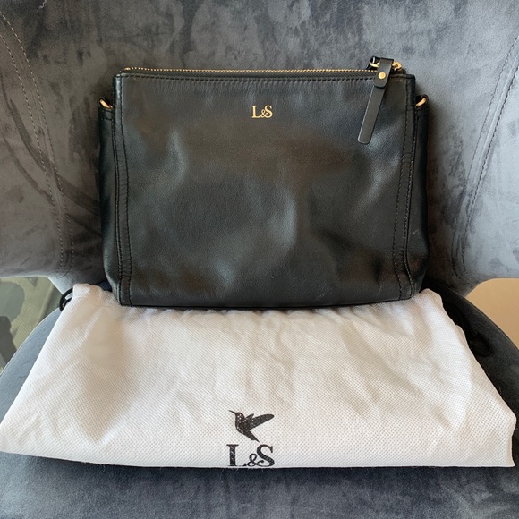 Lo & Sons Handbags - Lo and Sons Pearl leather Crossbody bag and clutch
